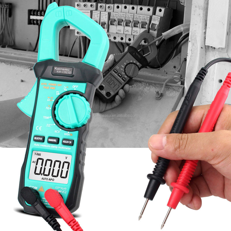 Multimètre numérique portable avec détecteur de tension et pinceau pour mesurer la portée de résistance 600Ω/6kΩ/60kΩ/600kΩ/6MΩ/40MΩ