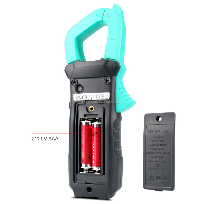 Multimètre numérique portable avec détecteur de tension et pinceau pour mesurer la portée de résistance 600Ω/6kΩ/60kΩ/600kΩ/6MΩ/40MΩ