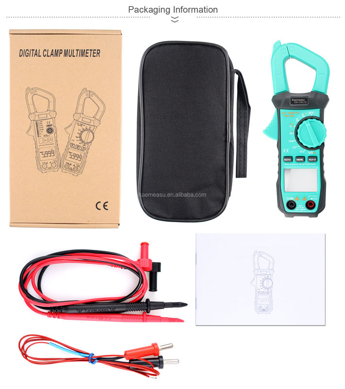 Multimètre numérique portable avec détecteur de tension et pinceau pour mesurer la portée de résistance 600Ω/6kΩ/60kΩ/600kΩ/6MΩ/40MΩ