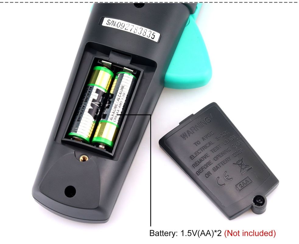 Parties électriques ABS 300g Digital AC DC Clamp Meter Automètre de portée Multimètre True Rms Ncv Ampère