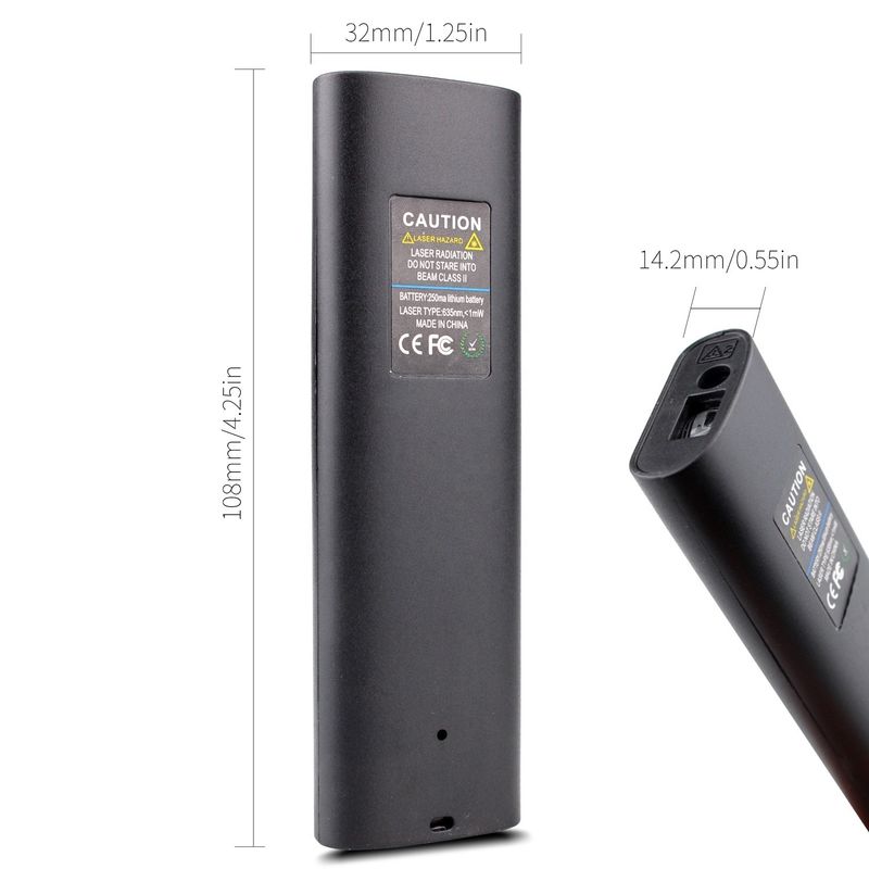 40m Mini Portable USB Rechargeable Laser Distance Mètre haute précision infrarouge réglateur électronique Laser Range Finder
