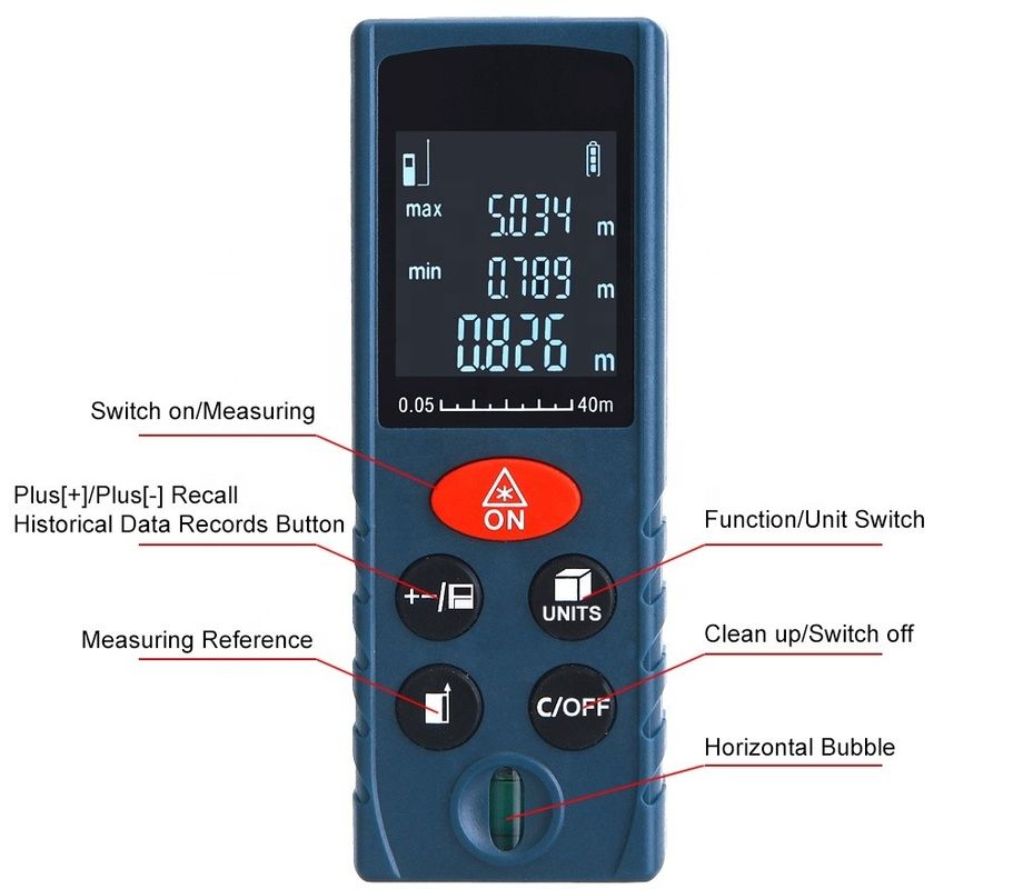 Outils de mesure numériques de haute précision mini portables à main Laser Télémètre laser