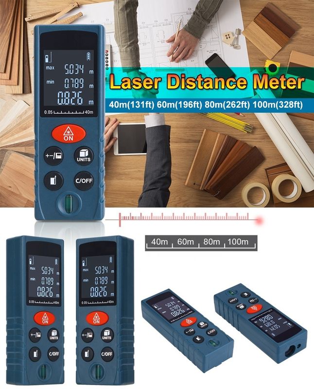 Outils de mesure numériques de haute précision mini portables à main Laser Télémètre laser