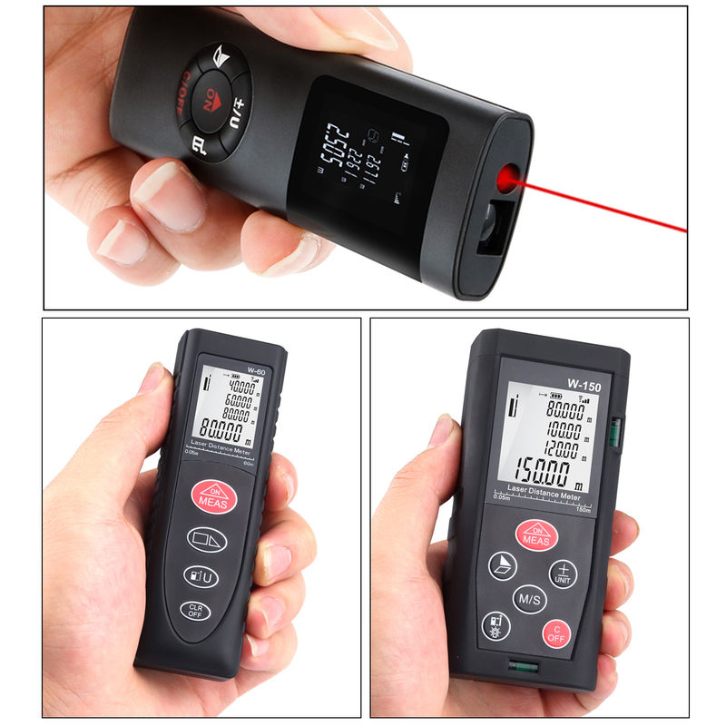 Meilleur vendeur Télémètres numériques de haute précision Ruler laser électrique Mini équipement de mesure portable Télémètre laser
