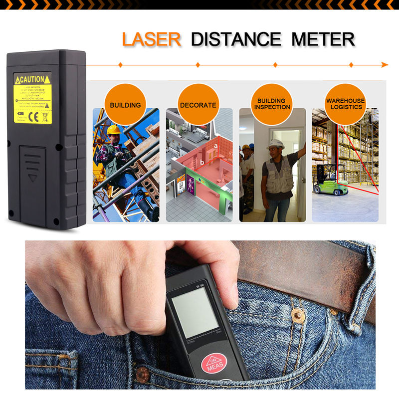 Meilleur vendeur Télémètres numériques de haute précision Ruler laser électrique Mini équipement de mesure portable Télémètre laser