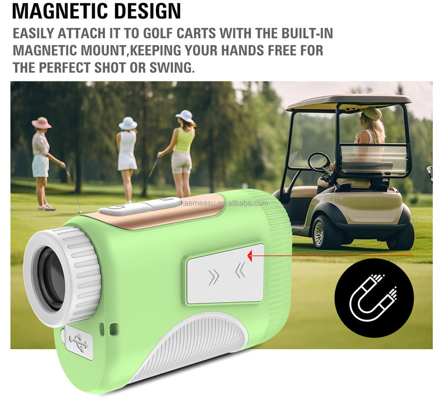 OEM 1200m Golf Piste portée Laser Distance Mètre Téléscope de qualité industrielle Golf Télémètres laser Couleur verte