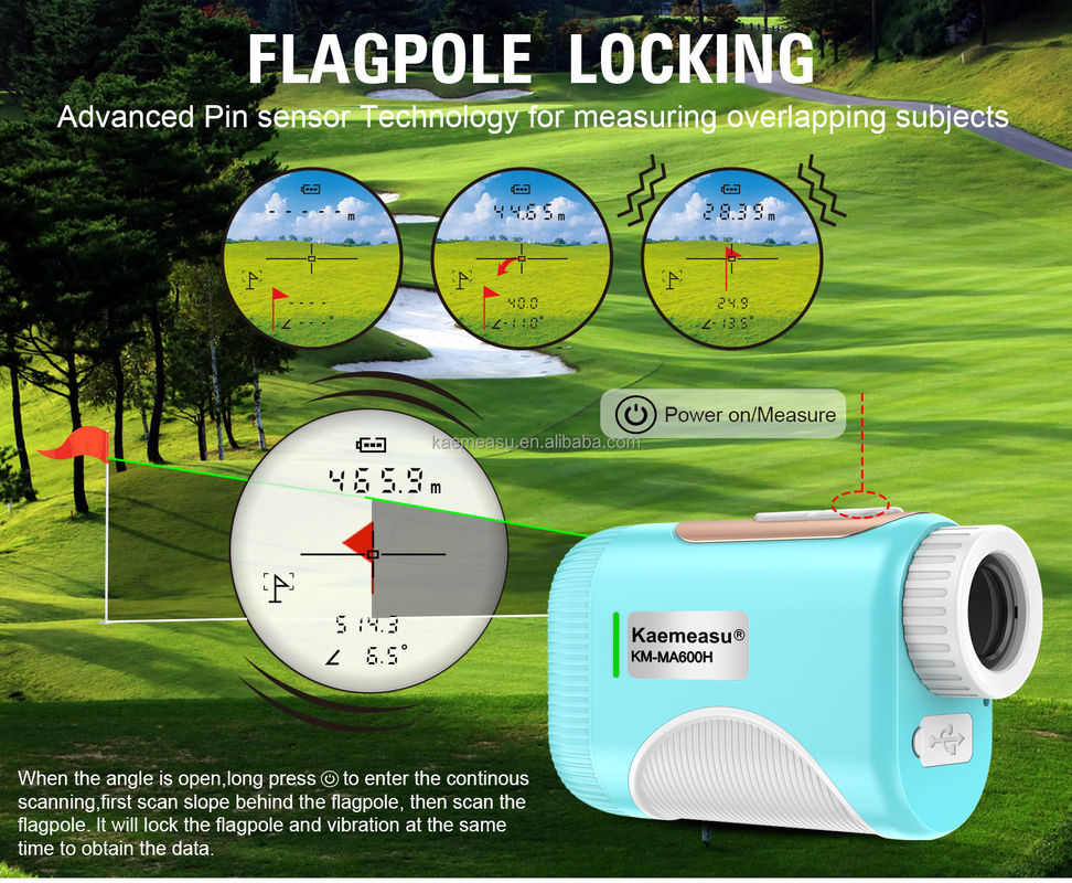 OEM 1200m Golf Slope Scope Laser Distance Meter Téléscope de qualité industrielle Golf Télémètres au laser avec support personnalisé