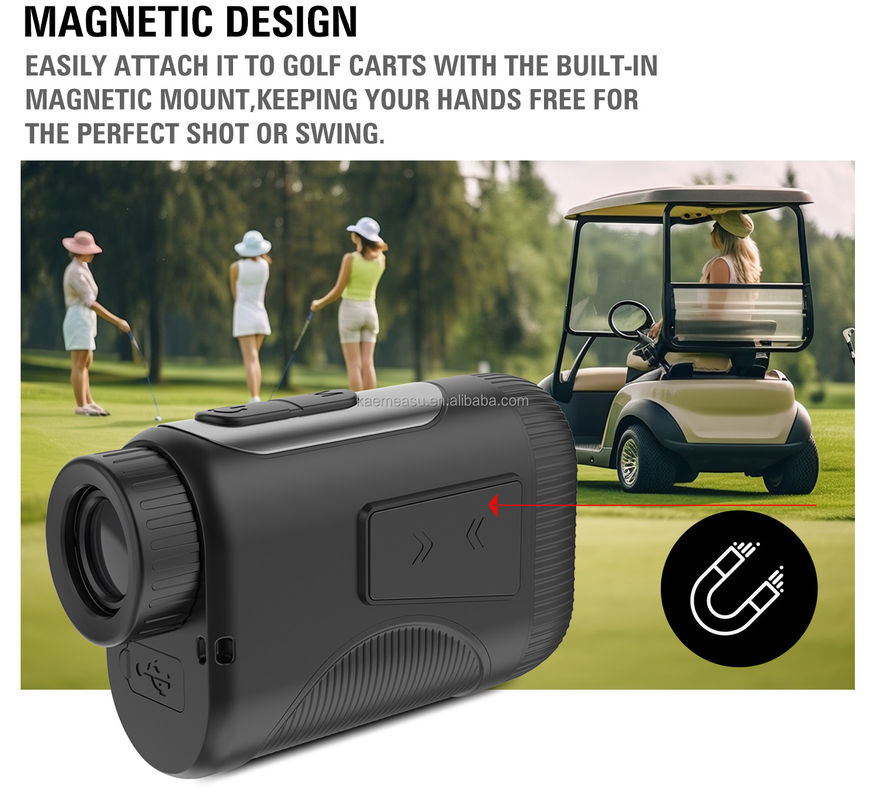 OEM 1200m Golf Piste portée Laser Distance Meter Téléscope de qualité industrielle Golf Laser Télémètres Noir