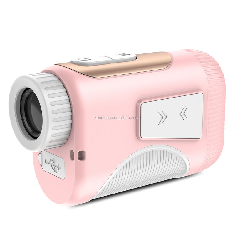 OEM 1000m Piste de golf portée Laser Distance Meter Golf Laser Télémètres Couleur rose pour les enfants et les femmes