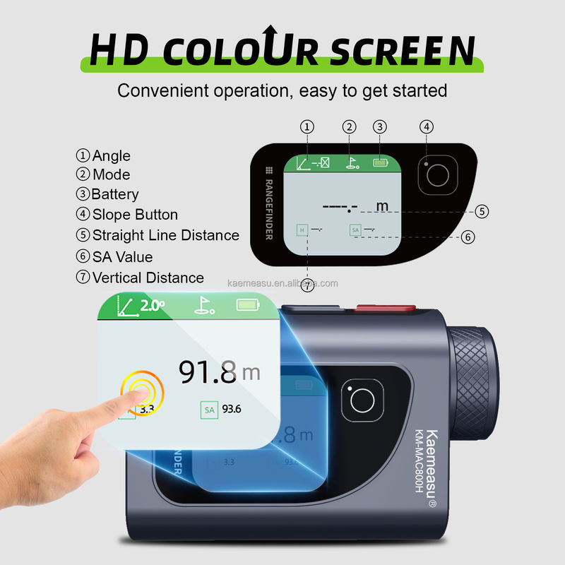 800m Tape laser numérique professionnel de mesure de chasse télémètre électronique portable avec écran LCD