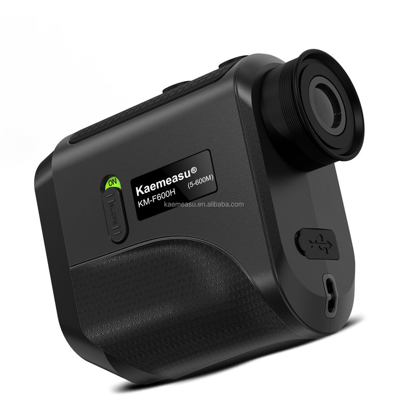 F Modèle Logo personnalisé Golf Laser Télémètre Fonction de vibration de pente Optique claire pour les golfeurs