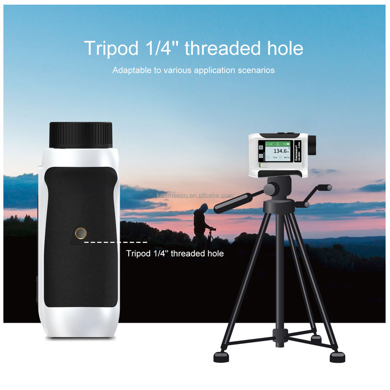 J Écran LCD amélioré Golf Sport Laser Range Finder avec portée de 1500m et instruments optiques