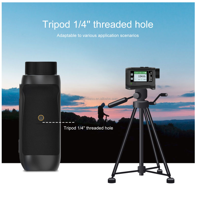 J600m Télémètre laser rechargeable à lecture rapide Télémètre à distance laser écran LCD stockage de mémoire Portable