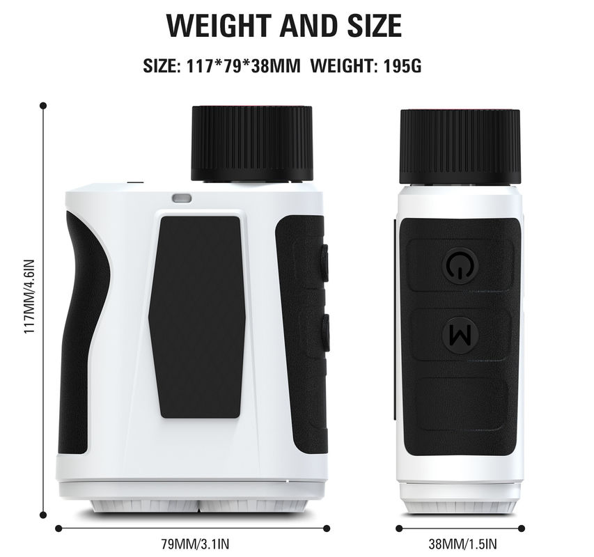 H Laser Distance Mètre Pente portée Laser Distance Mètre Téléscope Mesure de poche Calculer le niveau pour le golf