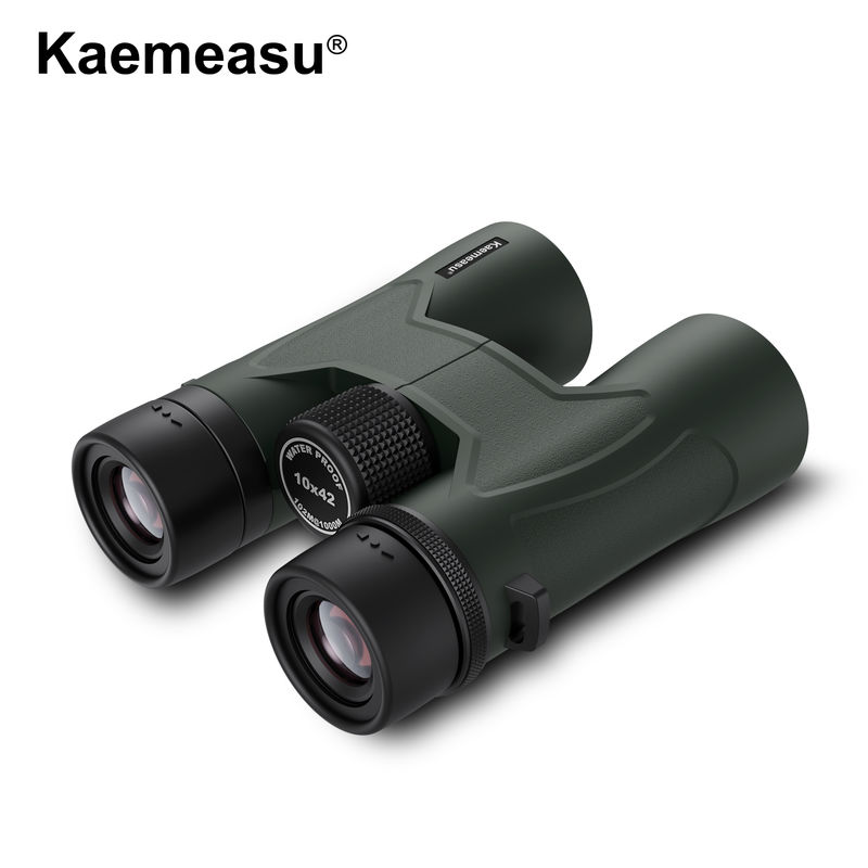 Télescope Jumelles E 10x42 Compact avec Trépied Compatible, Jumelles Étanches pour Enfants, pour l'Exploration en Plein Air, Grand Champ de Vision